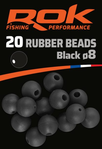 perle rubber beads black