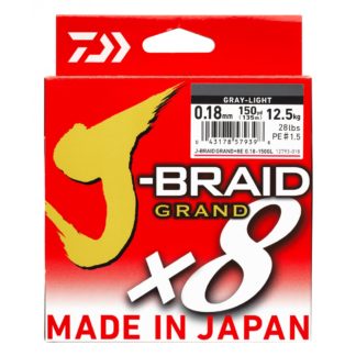 Tresse Daiwa J-Braid Grand x8 pour la peche au leurre