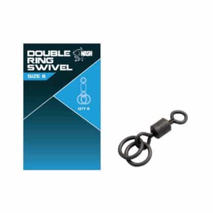 Double Ring Swivel Nash pour la pêche de la carpe T8085