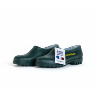 Sabot pvc vert de marque goodyear au