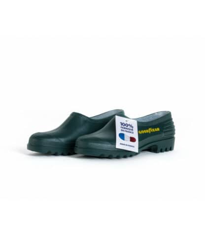 Sabot pvc vert de marque goodyear au