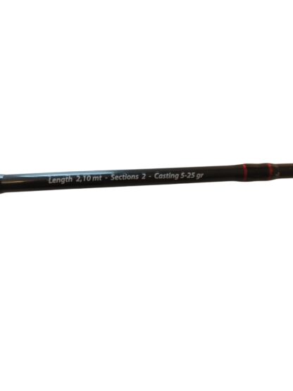 Canne spinning Milo Team Project Isère Spin – 2,10 m, 5–25 g | Carbone haut module